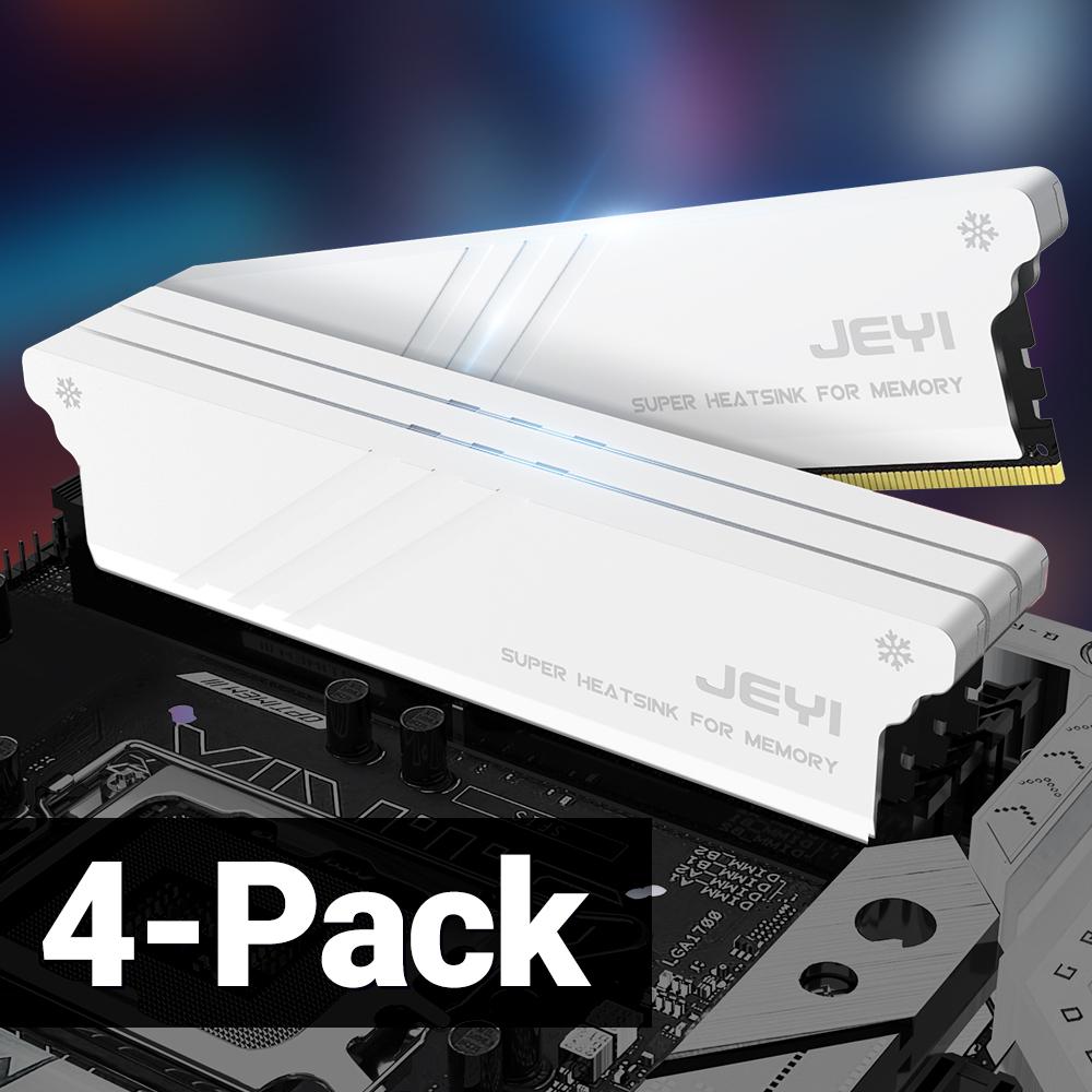 JEYI Memory RAM Heatsink With Thermal Pads, Desktop RAM Cooler DDR Radiation Dissipate for PC DIY DDR2 DDR3 DDR4 DDR5