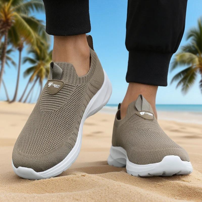 Lightweight Outdoor Male Walking Shoe Breathable Men Casual Shoe Men's Sneakers Slip on Flats Vulcanized Shoes  Sneakers Men