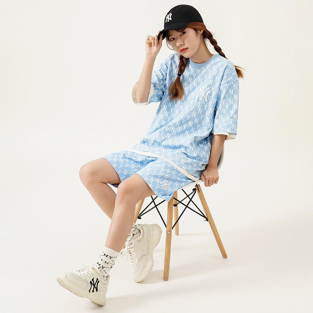 New MLB New York Yankees Casual Shorts Unisex Blue 3ASPM0123-50BLL