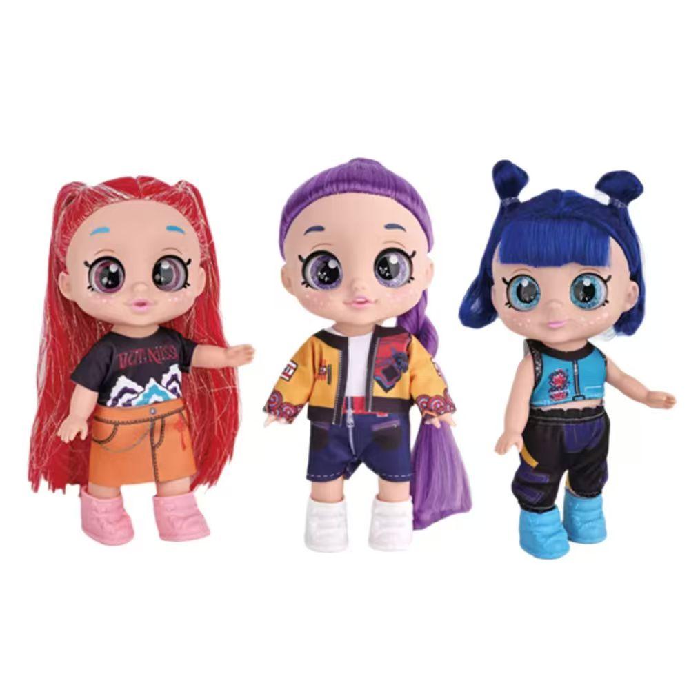 3 uds~Nueva Mejor Muñeca de Chica K-POP de 10 Pulgadas con Ojos 5D, Música, Vinilo, Figuras de Tigre, Juguetes de Colección de Moda, Regalos para Fans
