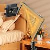 Tablet Holder for Bed Adjustable Tablet Phone Bed Stand Mount 360 Degree Rotatable Foldable Carbon Steel Arm Holder