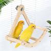 Bird Cage Perch Fun Chewing Swing Toy Smooth For Parakeets Cockatiels And Pet Birds Cage Enrichment