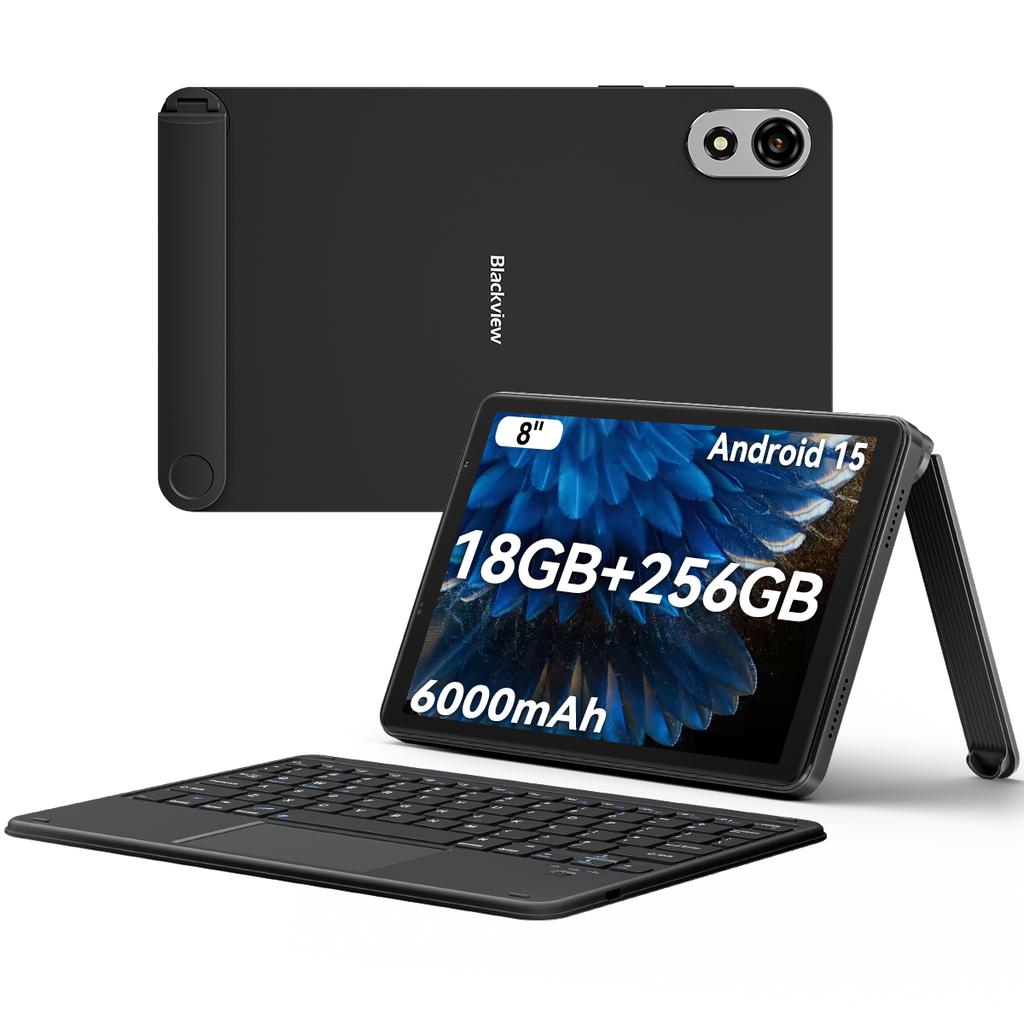 Blackview ZENO 1 8palcový HD displej AI Tablet Android 15 4/6GB RAM 64/256GB ROM 6000mAh motor 0820 Tablet