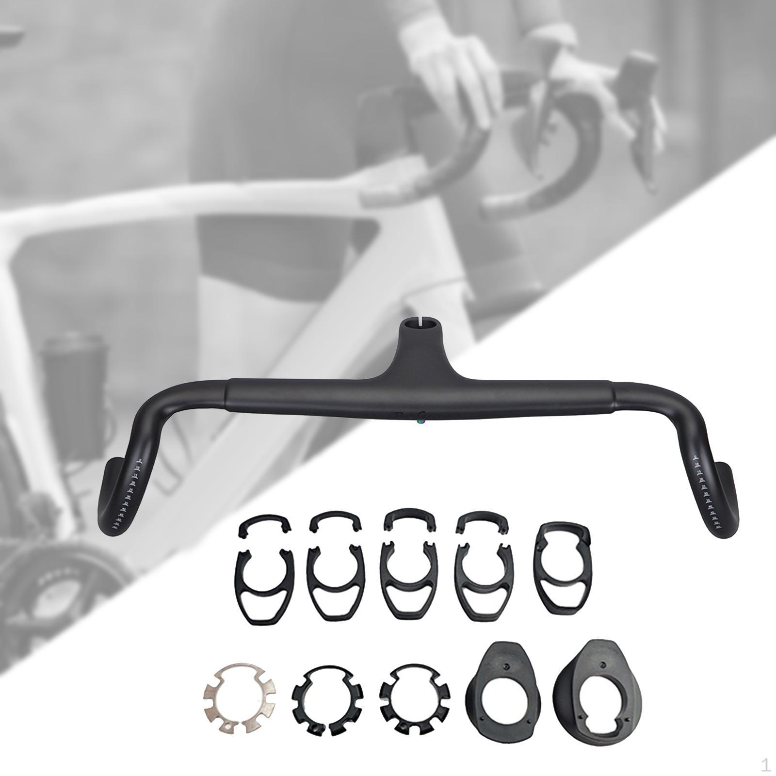 

Руль для шоссейного велосипеда, изогнутая велосипедная планка, прочный, модный, интегрированный для 400mmx90mm