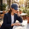 Retro Embroidery Love Baseball Hat Thin Sun Hat Casual Shade Hat  Outdoor