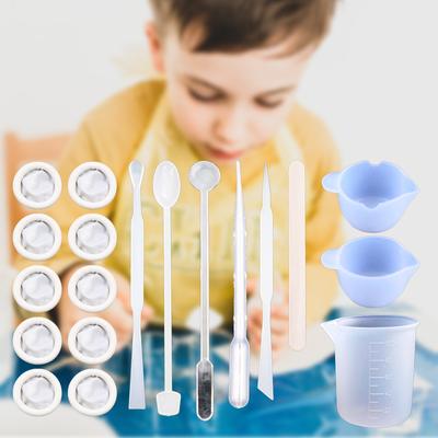 39PCS DIY Silicone Resin Measuring Cups Tool Kit 100ml Measure Cups  Finger Cots for Epoxy Resin