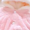 Winter Princess Cape: Faux Fur Two-Color Cloak for Girls and Babies