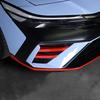 Für Hyundai Elantra CN7 N / CN7 N-line 2026 2026 Rote Außenfarbe Frontstoßstange Seitenkollisionsschutz Frontlippe Dekorationsstreifen