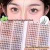 Dense Sunflower False Eyelashes - 10 Rows, Super Natural, Single Cluster, Perfect for Beginners