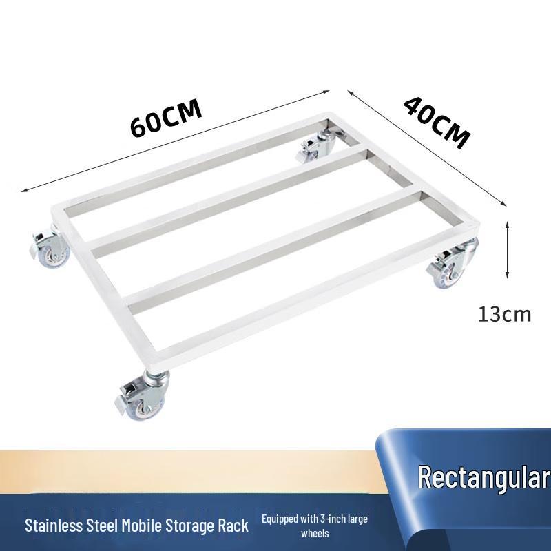 Stainless Steel Mobile Storage Shelf