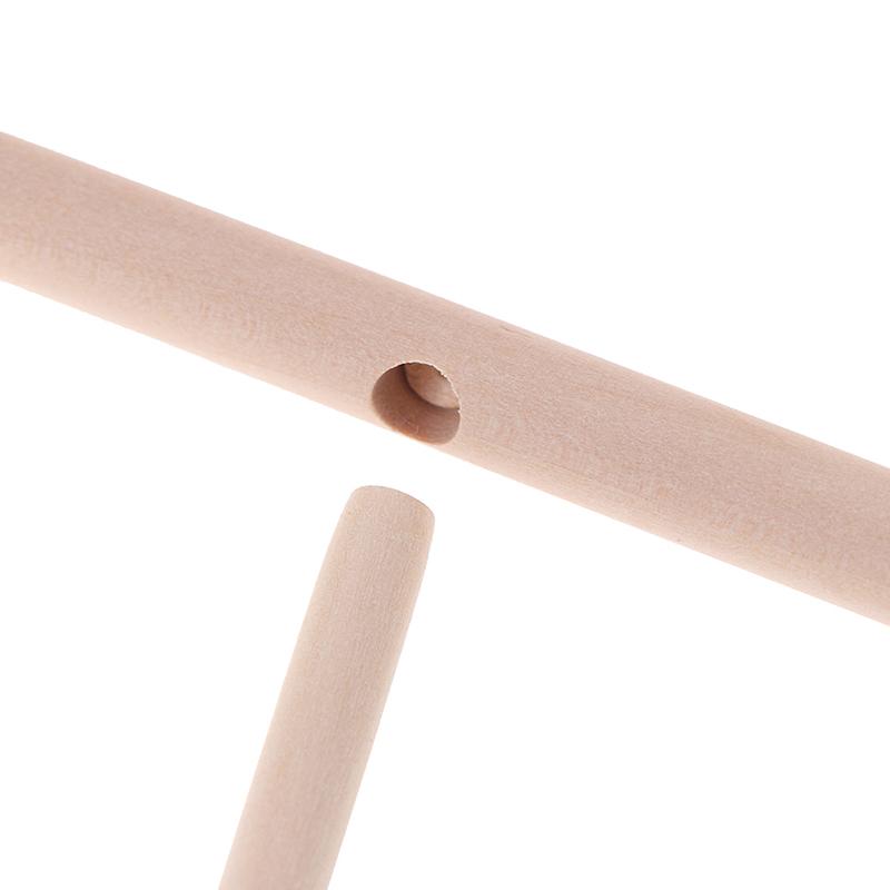 2ks Dřevěné hrábě ve tvaru T na kulaté těsto Nátěr na palačinky na krepování Kuchyňské nářadí