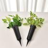 Plastic Garden Floral Stake Container For Burial Sites Windproof Design Simple Installation Maintain Floral Presentation
