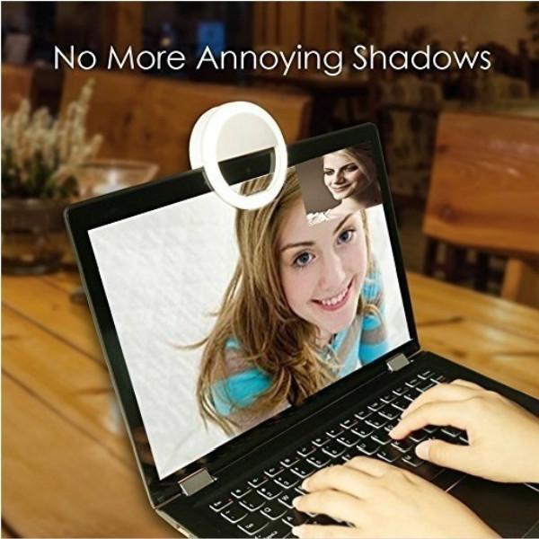 Buy Cute Selfie 36 LED Ring Flash Fill In Light Clip Camera Enhancing