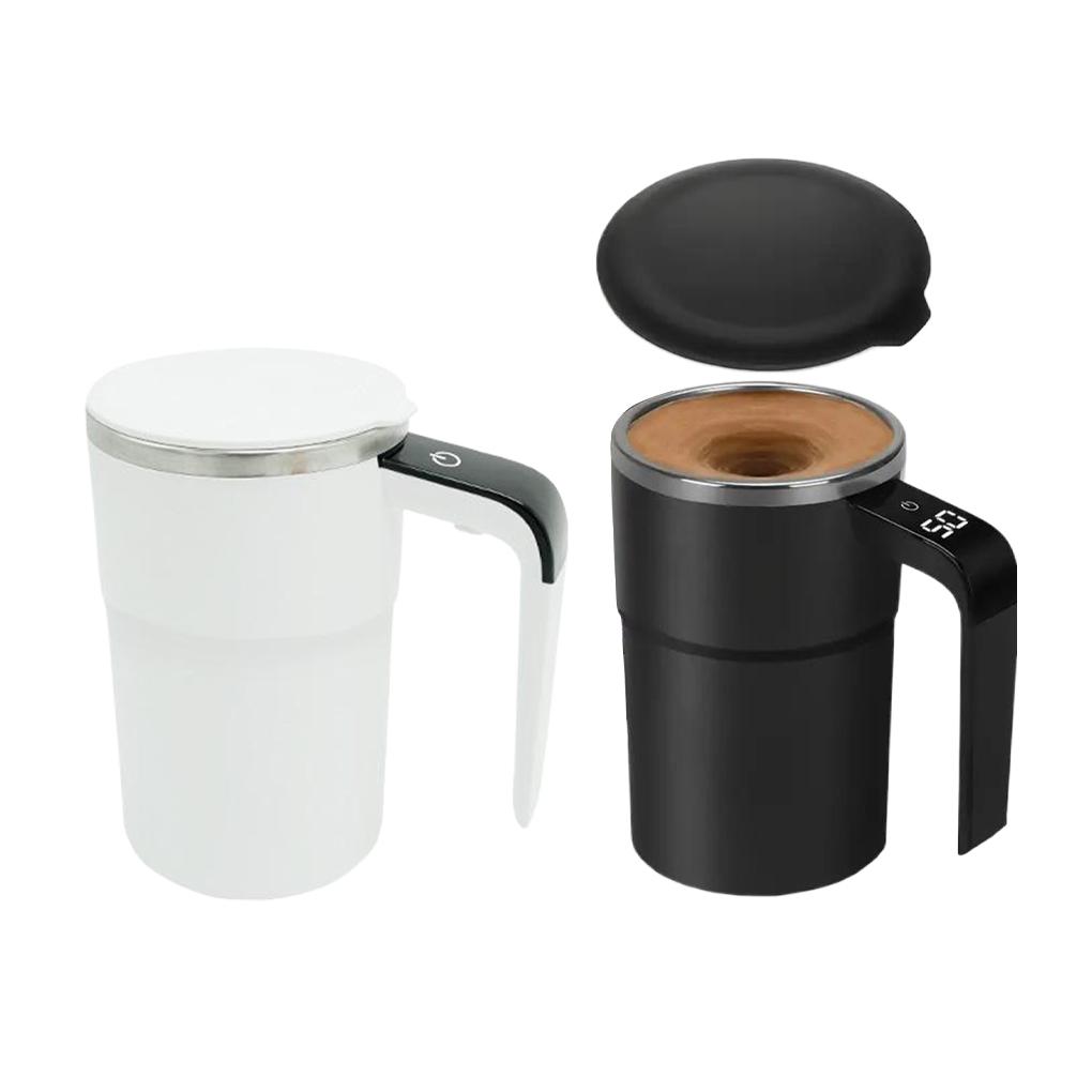 Smart Temperature Measuring Cup Rechargeable Magnetic Mixer For Hot Cold Drinks Portable Coffee Cup