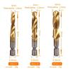 HSS4341 Tap Bit M3 M4 M5 M6 M8 M10 Spiral Flute Tap Drill Bit for Wood Plastic Aluminum Alloy Hand Tools Taps and Dies Set