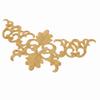 4PCS Gold Embroidery Embroidered Patch Cloud Shape Iron On Patch Applique Patch  Clothing Decoration