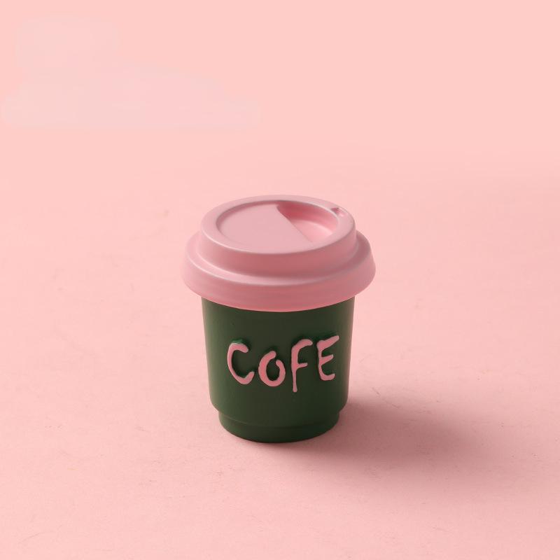 Multi Color Coffee Cup Refrigerator Sticker Creative 3D Magnetic Sticker Magnetic Suction Simulation Decoration