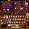 Materiali per Artigianato in Plastica 31 Giorni Gnomi Halloween Pittura con Strass Calendario dell'Avvento, Fai da Te Diamante Falso Arte Regalo per Insegnanti Anziani Kit, Conto alla Rovescia