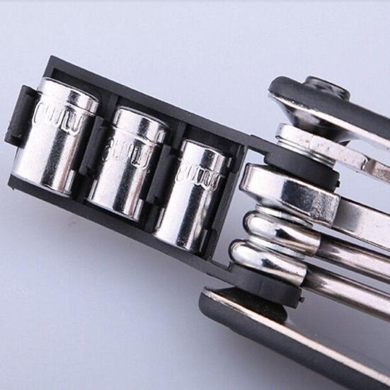16 in 1 Multifunction Folding MTB Road Bike Repair Tool Wrench Screwdriver