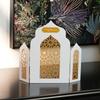 Multicolor Ramadan Ornament Folding Screen Acrylic Three-dimensional Eid Mubarak Desktop Screen Hollow Out Castle