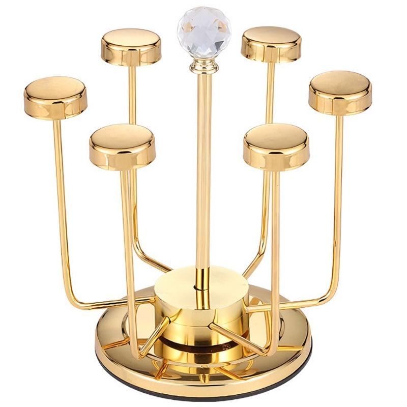 Multifunctional Stainless Steel Organizers For Cups And Jewelry Display Rustproof Construction Elegant Styles