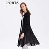 PORTS Women's Long Sleeve Mid-Length Knit Cardigan