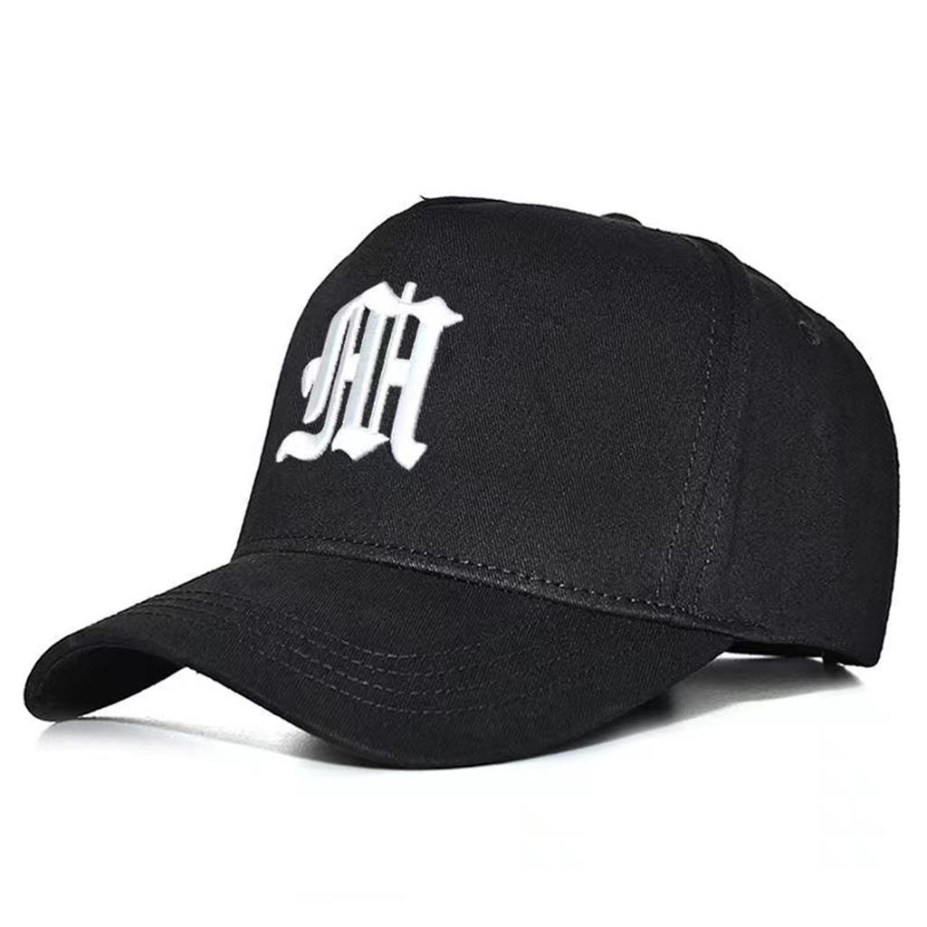 Unisex Gothic Letter M Embroidery Baseball Caps Spring Autumn Outdoor Adjustable Casual Hats Sunscreen Hat Sports Cap