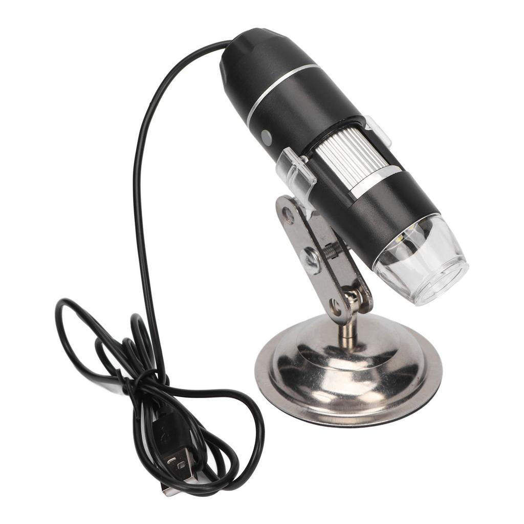 Digital Microscope 0X‑200X USB 8 White LED Lights Handheld Magnification Camera for Windows XP