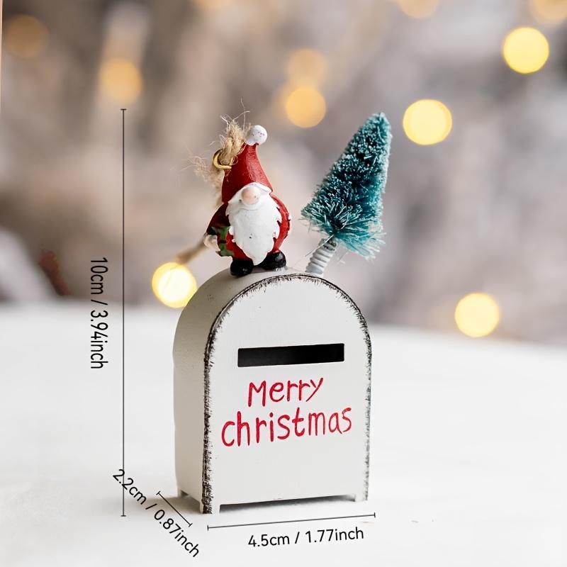 Weihnachtsbaumschmuck Nordischer Eisen Briefkasten Haus Ornament für Weihnachten