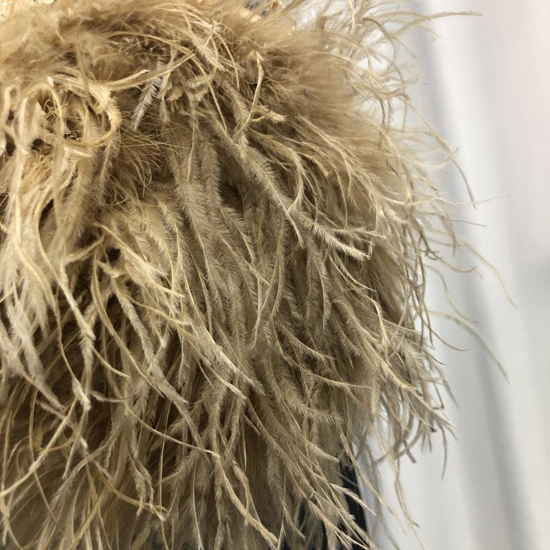 Members Only Provide Ostrich Hair Short Jackets.