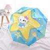 1pc Hello Kitty, Starfish Automatic Open/Close Umbrella, Lightweight Design for Everyone,Durable Canopy yy251014082