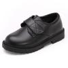 Boys' Black Leather Shoes Soft Sole, Korean-Style, for Spring/Autumn 2025 School Performance.
