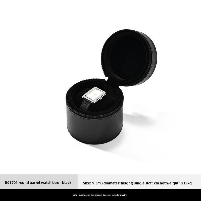 Luxury PU Leather Watch Box, High Grade Wristwatch Gift Box, Portable Travel Watch Storage Organizer Case