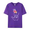 I Love You Hand Sign Language Butterfly Tshirts Vintage Tshirt Printed Tshirt Cute Pattern Tees Tops