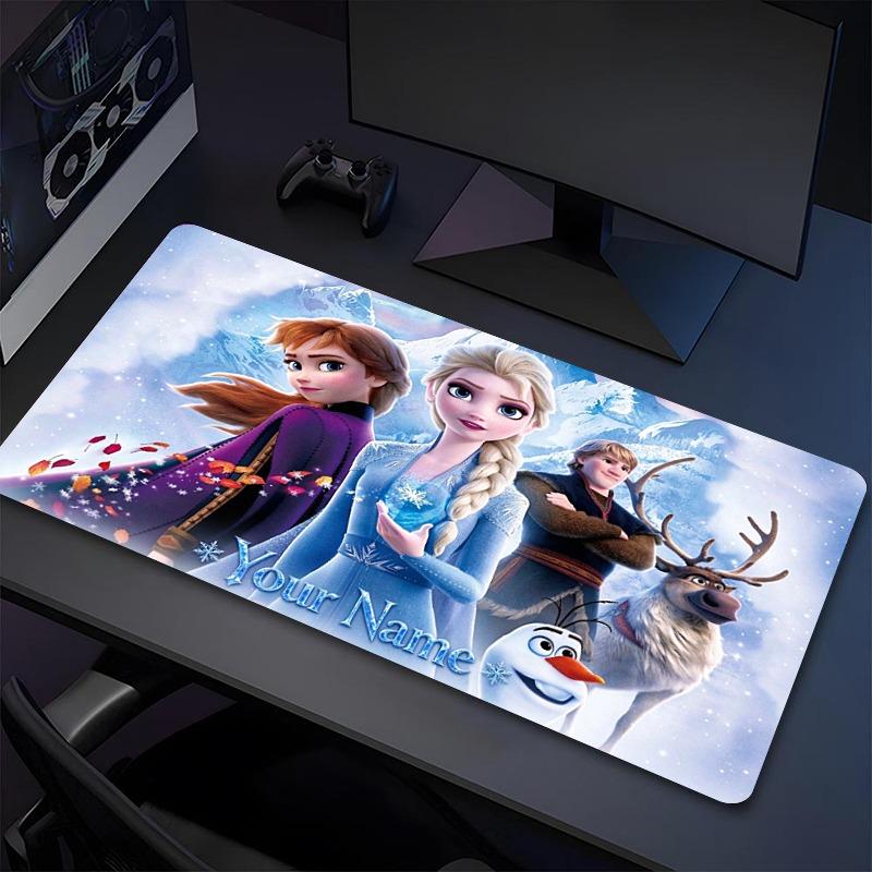 Custom Your Name Frozen Magic Gamer Large Deskmat Mousepad Playmat Xl Keyboard Mouse Pad Gaming Desk Accessories Anime Pc Extended Pads