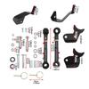 Quicker Disconnect Kit Adjustable Parts Upgrade Car Metal Replacement Swaybar Lifts for Number Prc-1010-bk 19-22 Jeepcar