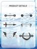Bobisty 6 Pairs 14G Nipple Rings Set for Women 316L Stainless Steel Heart Butterfly Moon CZ Flower Nipple Rings Piercing Jewelry