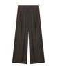 LARTIGENT L19 Check Pleats Wrap Set(Brown)