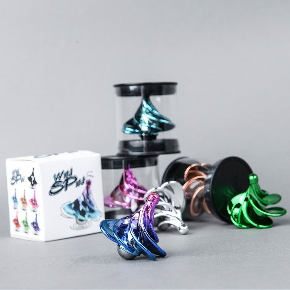 Colorful Wind Spinning Top Blow Wind Gyroscope Fidget Toy Fidget Spinner Toys  Children's Gifts