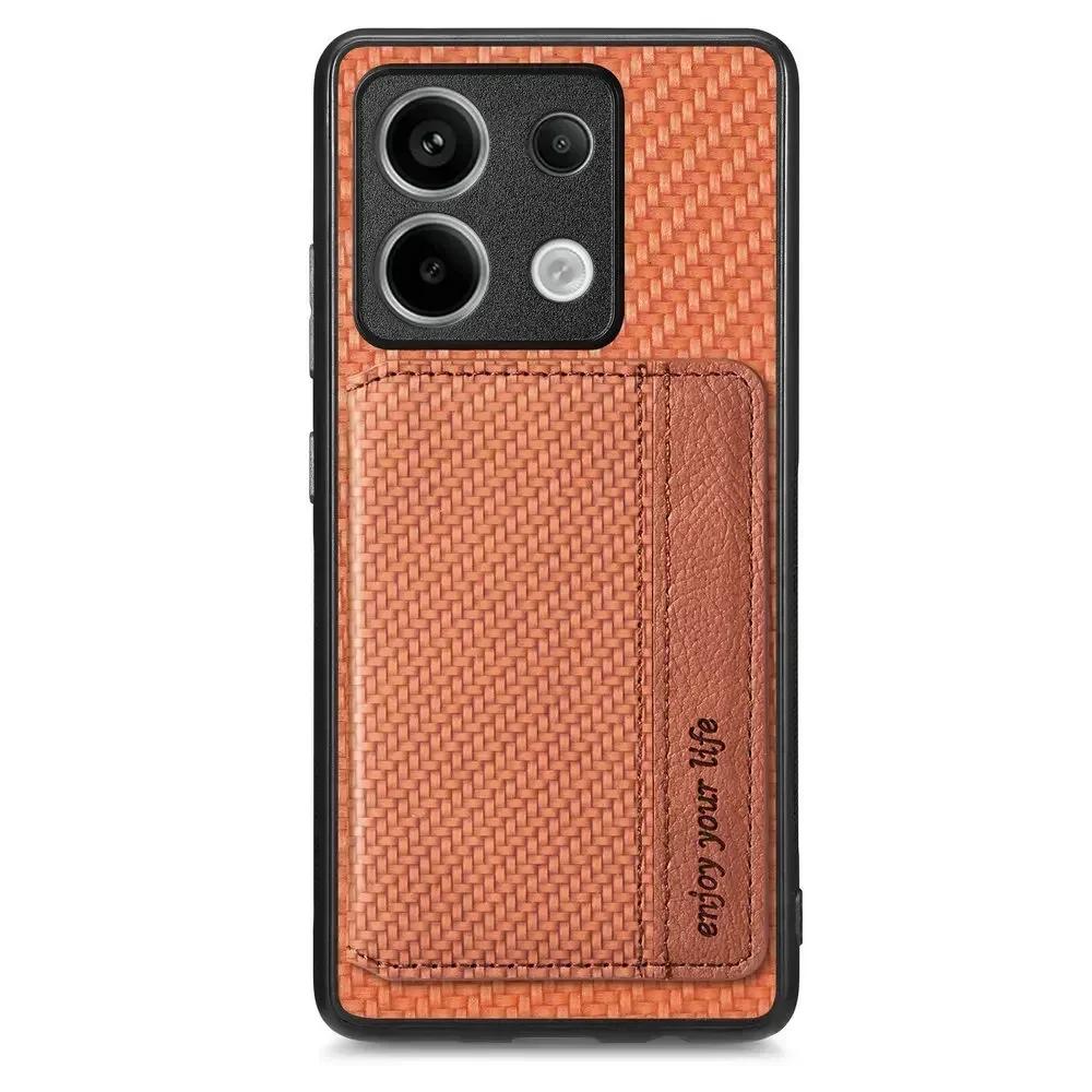 For Honor 400 Pro 400 Lite Carbon Fiber Wallet Card Holder Leather Cover for Huawei Honor400 Pro Magnetic Protection Phone Bags