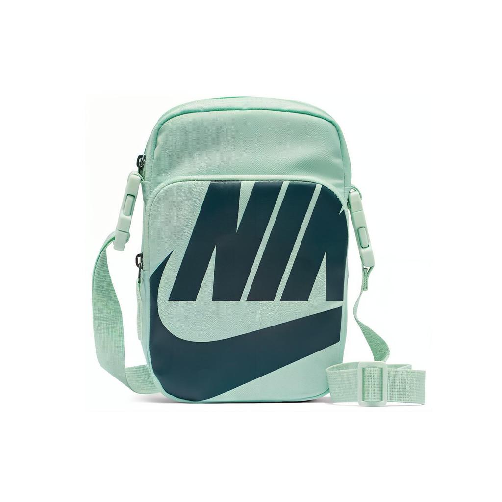 New Nike Heritage Polyester Shoulder Bag, Crossbody Bag Regular Unisex Green BA6344-321