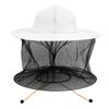 Mosquito Head Net Full-Mesh Design Drawstring Windproof Strap Good Breathability Beekeeping Men Bee Prevention