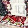 Weihnachten Fußmatte Eingang Fußabtreter Schlafzimmer Bad Toilette Anti-Rutsch Teppich 2025 Frohe Weihnachten Dekoration für Zuhause Neujahrsgeschenk