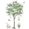 Multicolor Green Tree Wall Sticker Tree Grass Big Size Wall Art Self-adhesive Waterproof Wall Decals Kindergarden Ornament