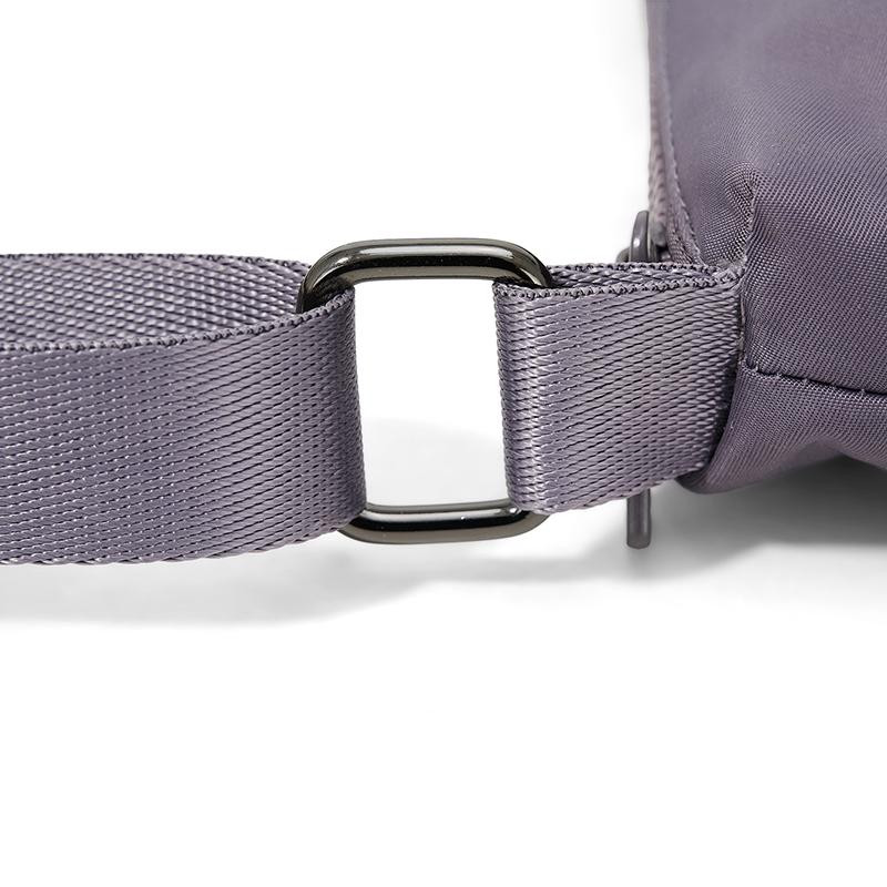 Solid Color Small Square Bag Women's Outdoor Waterproof Nylon Shoulder Crossbody Bag