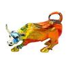 Wall Street Bull Ornament Charging Bull Animal Figurine Art Resin Charging Bull Figure Stylish Bull Figurine Workplace Decor for
