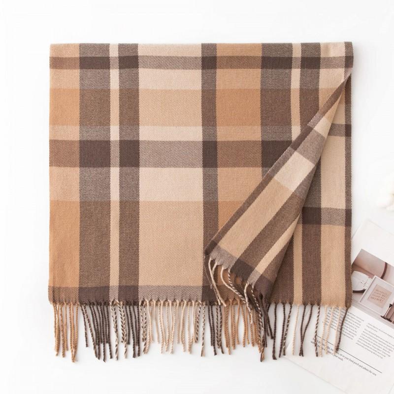 Womens Breathable Scarf Sun Protection Warm Neck Wrap All Season Fashion Plaid