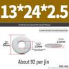 Extra Large Galvanized Metal Flat Washer - Thickened Round Screw Washer M6-M16