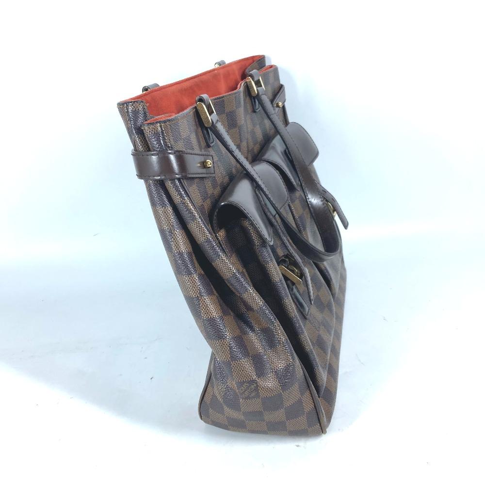 Louis Vuitton N51128 Damier Uzes Bag Tote Bag Shoulder Bag Canvas Ebene Brown