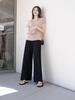 Yun18 Summer Maternity Wide-Leg Pleated Pants - Breathable Belly Support